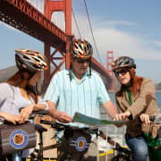 ﻿Visita guiada privada en bicicleta del Puente Golden Gate a Sausalito