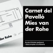 Tarjeta del Pabellón Mies van der Rohe