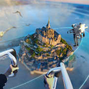 ﻿FlyView: The virtual reality flight over France