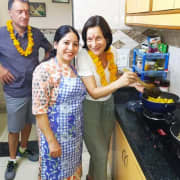 Cooking Demo + Lunch/Dinner and interaction with an Indian family @ Chez Anjali