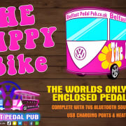The Hippy Bike Fully Enclosed Party Bike Tour (Private Bike) 