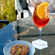 ﻿Aperitif at Picos Pardos Sky Lounge by Martini, BLESS Hotel Madrid 5*