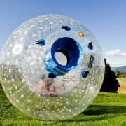 Zorb Inflatable Ball Ride from Mount Ngongotaha in New Zealand