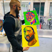 ﻿Drink & Paint : Painting aperitif at Galerie Wawi