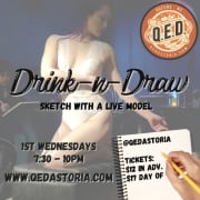 Drink & Draw with a Live Model