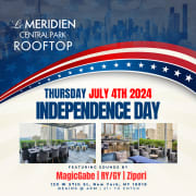 July 4th at the Le Méridien Central Park Rooftop / W 1 Hour Open Bar