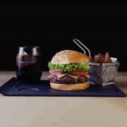 ﻿SteakBurger Gran Vía: menu with 160 g hamburger