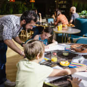 Lunch & Atelier créatif pour enfants au restaurant Le Pois Chiche Nice