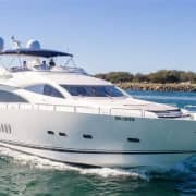 94' Sunseeker Private Cruise with Jacuzzi, Captain and Mate