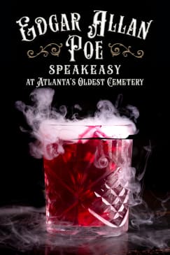 Edgar Allan Poe Speakeasy en el Cementerio de Oakland - Atlanta, GA