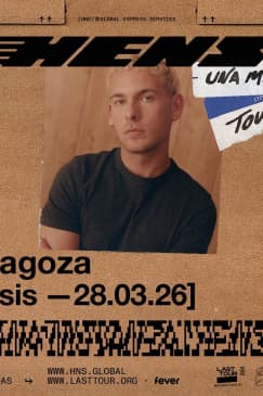 Hens en Sala Oasis, Zaragoza 2026