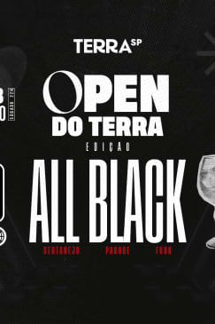 Open Bar do Terra SP - Edição All Black