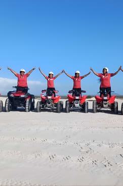 Quad biking Cape Town Atlantis Dunes includes Stopping for PHOTOS