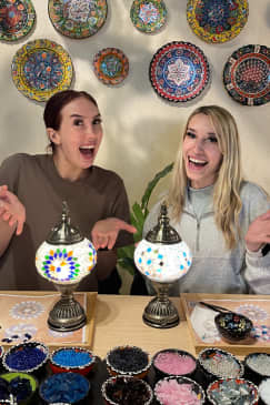 Mosaic Art Classes in Walnut Creek: Turkish Lamp Workshop