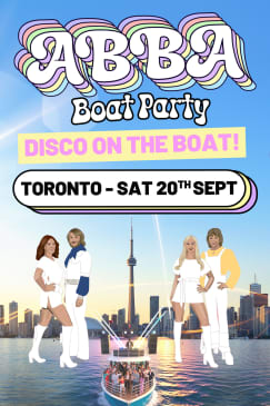GIMME! GIMME! GIMME! ABBA Inspired Boat Party Toronto
