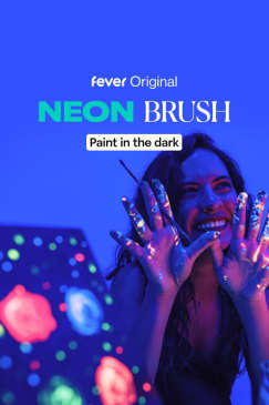 Neon Brush: Sessão de Pintura no Escuro