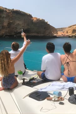 Private Boat Charter to Comino Blue Lagoon