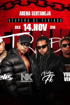 Show do Vulgo FK, Yunk Vino, Lele JP e MC NK no Arena