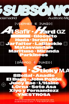 Subsónico, Madrid 2026