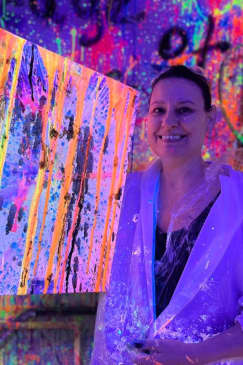 Garage of Art Chaos: Tampa’s Wild Splash Paint Workshop