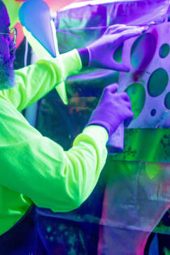 ATLiens: Black Light Street Art Workshop