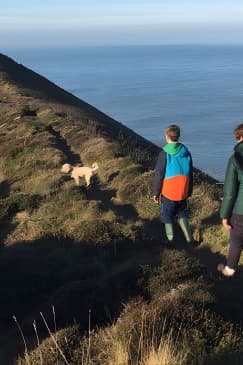 Guided walk on the remote and wild North Cornish coast