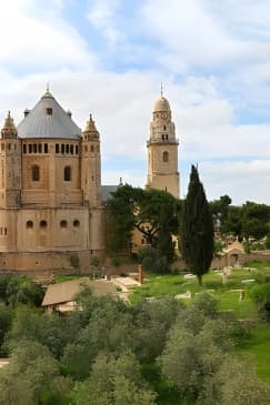 Jerusalem Old City & Mount Zion from Tel Aviv