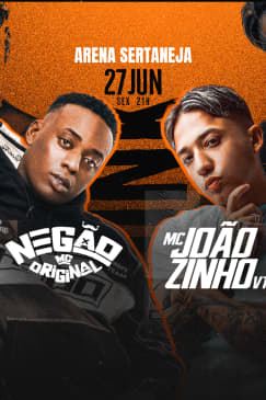Show do MC Negão e MC Joãozinho VT no Arena