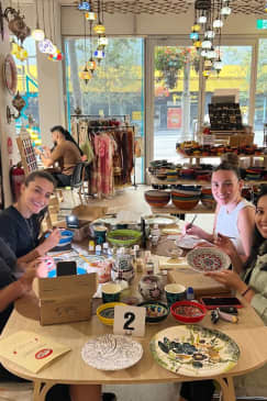 Paint and Sip Classes Newcastle: Ceramic Plates & Bowls