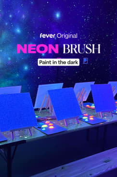 Neon Brush: A Sip and Paint in the Dark Experience