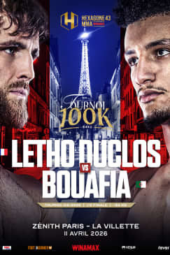 HEXAGONE MMA au Zénith de Paris – La Villette – Avril 2026