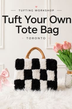 Tuft Your Own Tote Bag
