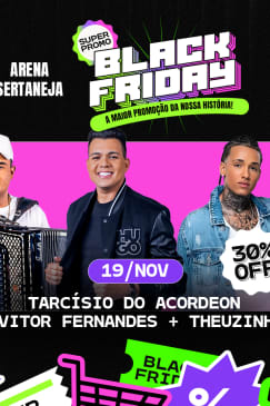 Show do Tarcísio do Acordeon, Vitor Fernandes, Theuzinho e Anderson O Garotinho no Arena Sertaneja