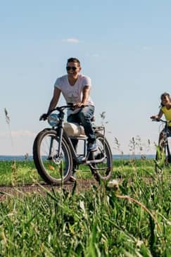 ﻿Electric bike rental on Île d'Orléans