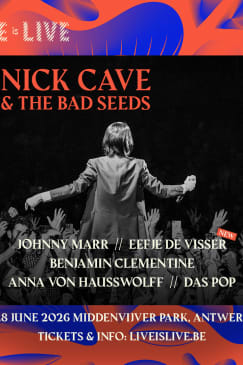 Live is Live Festival 2026 - Nick Cave & The Bad Seeds
