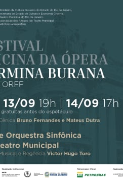 3º Festival Oficina de Ópera - Carmina Burana Cantata Cênica