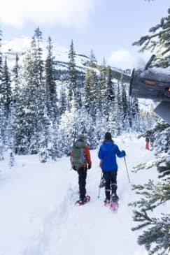 Snowshoeing in Kananaskis