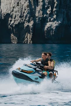 Jet Ski Experience in Cala en Basset and Cueva s'Argilau