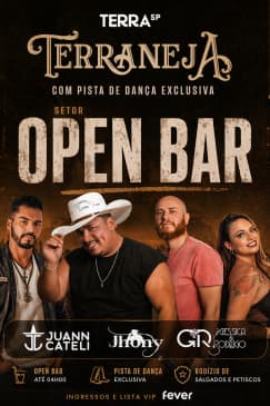 Terraneja Open Bar no Terra SP