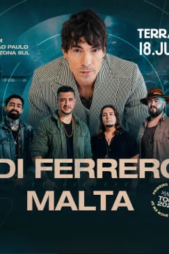 Show do Di Ferrero e Malta Tour 2026 no Terra SP