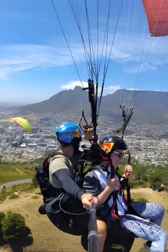 Tandem Paragliding in Cape Town