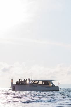 Marseille : Croisière au coucher du soleil avec dîner et boissons