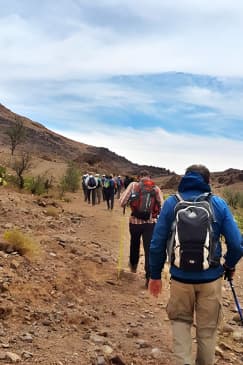 From Marrakech hiking day trip in Imlil Valley and kasbah Toubkal