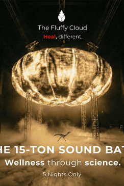The 15-Ton Sound Bath: A Fluffy Cloud Experience