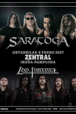Saratoga + Leo Jiménez en Zentral, Pamplona 2027