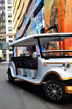 Charlotte: Guided City Tour by Classic Vintage Car