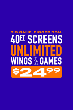 The Big Game Experience at Dave and Buster's Toronto