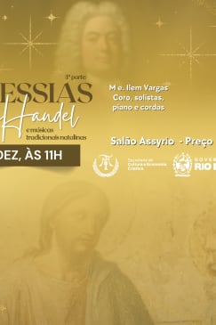 O Messias de Handel e canções tradicionais natalinas