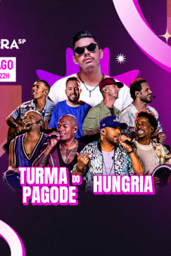 Show do Turma do Pagode e Hungria no Terra SP