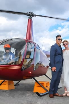 Romantic Jewel - Private Helicopter Tour for 2